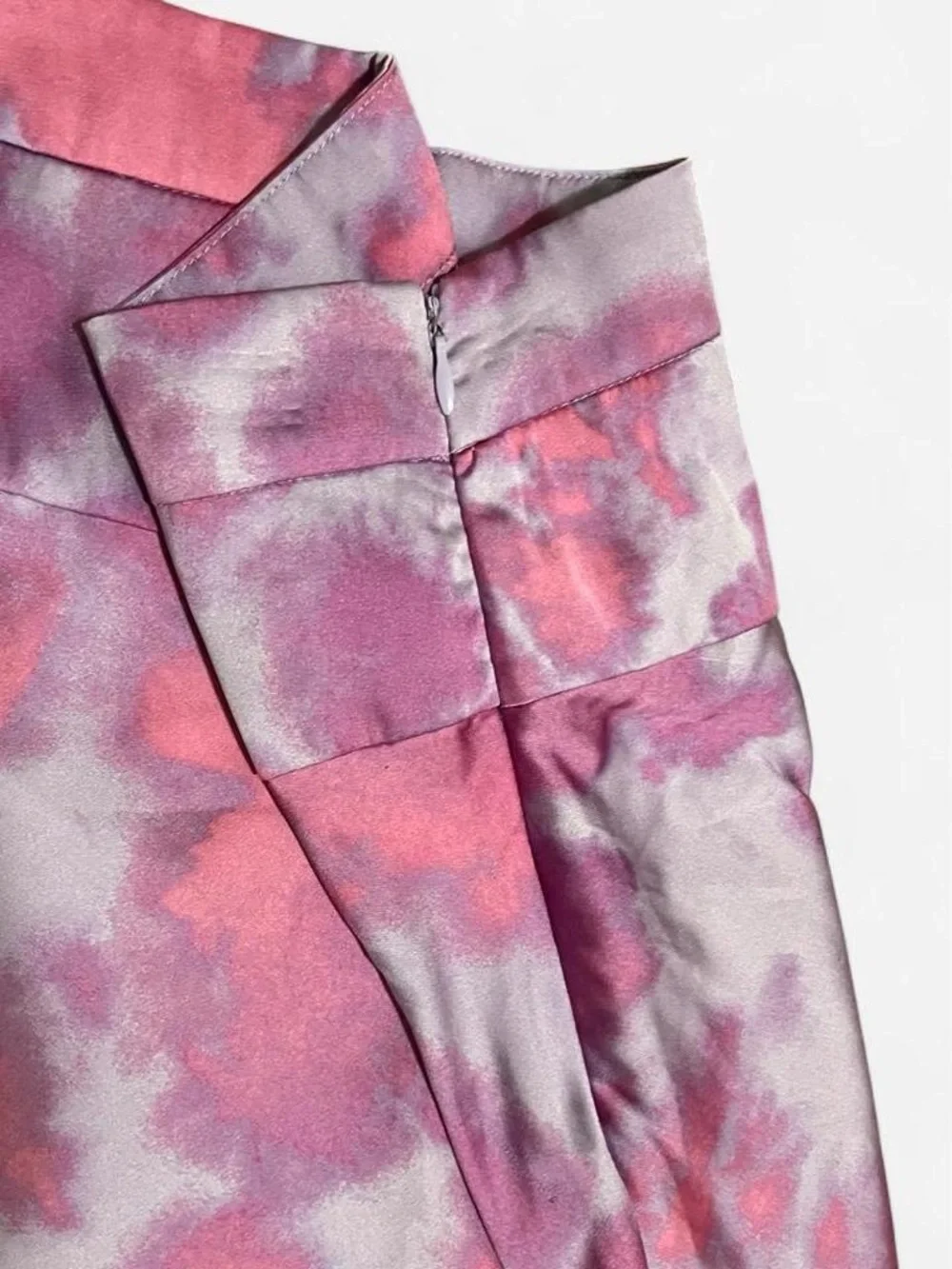 Free People Lavender and Pink Tie-Dye Maxi Skirt